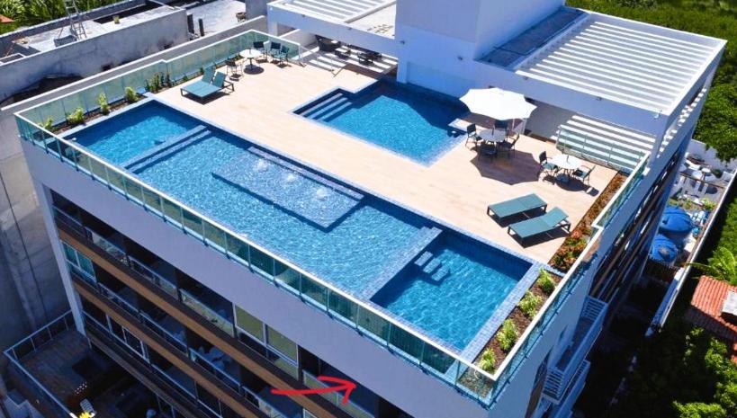 Apartamento - Cupe - Flat Varanda Com Vista Ao Mar - Rooftop Com Piscina