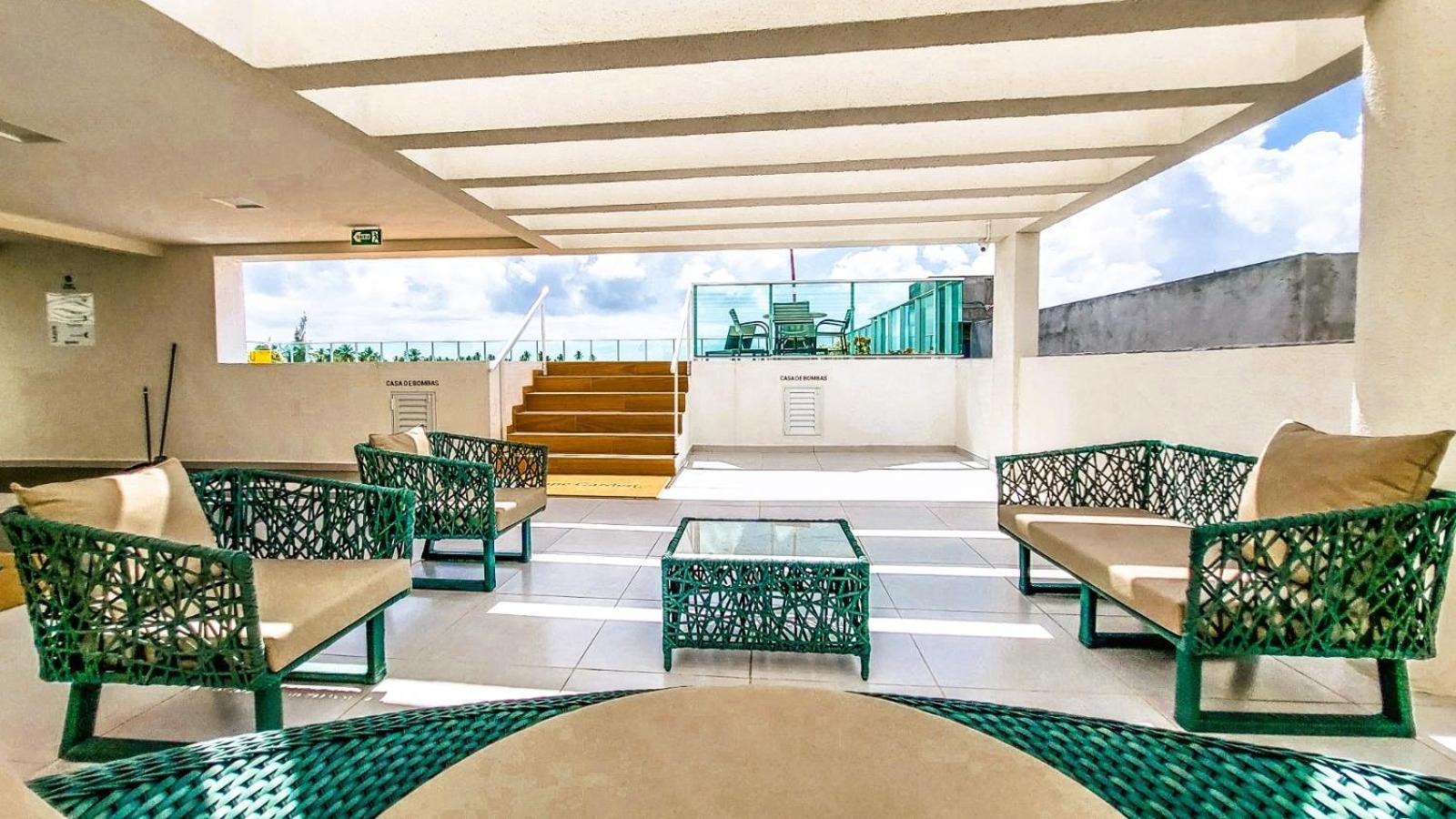 - Cupe - Flat Varanda Com Vista Ao Mar - Rooftop Com Piscina Apartamento *